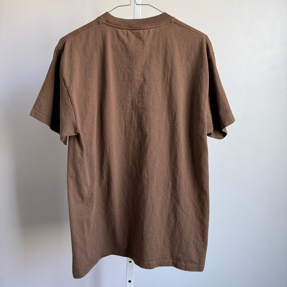 Santa Cruz sz M brown spell out short sleeve T-shirt - Picture 6 of 8